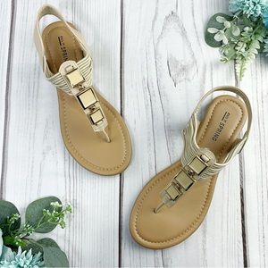 Call It Spring Tan Nude Sand Sandals